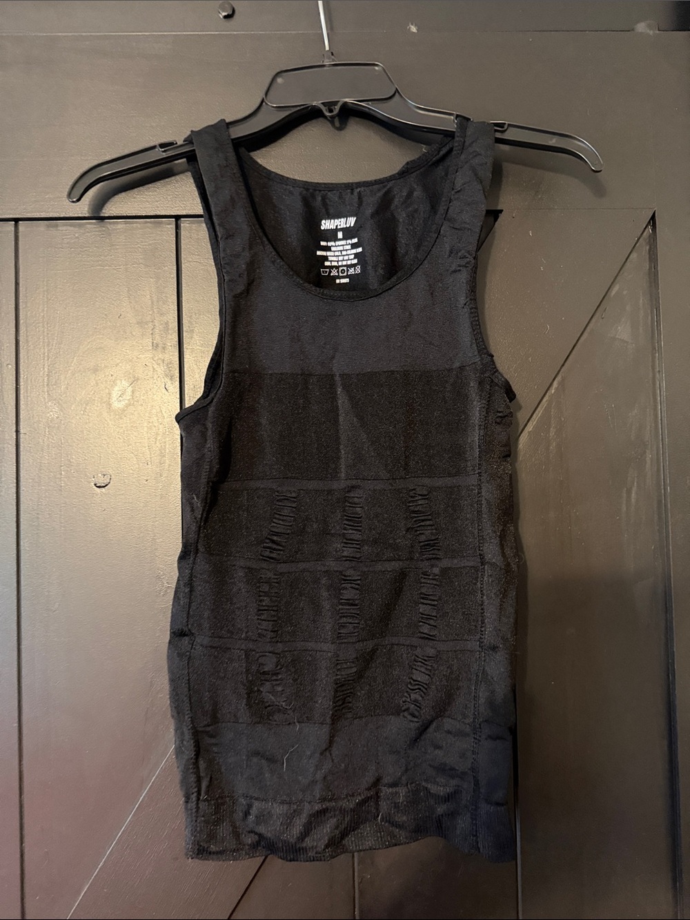 Black Compression Tank Top